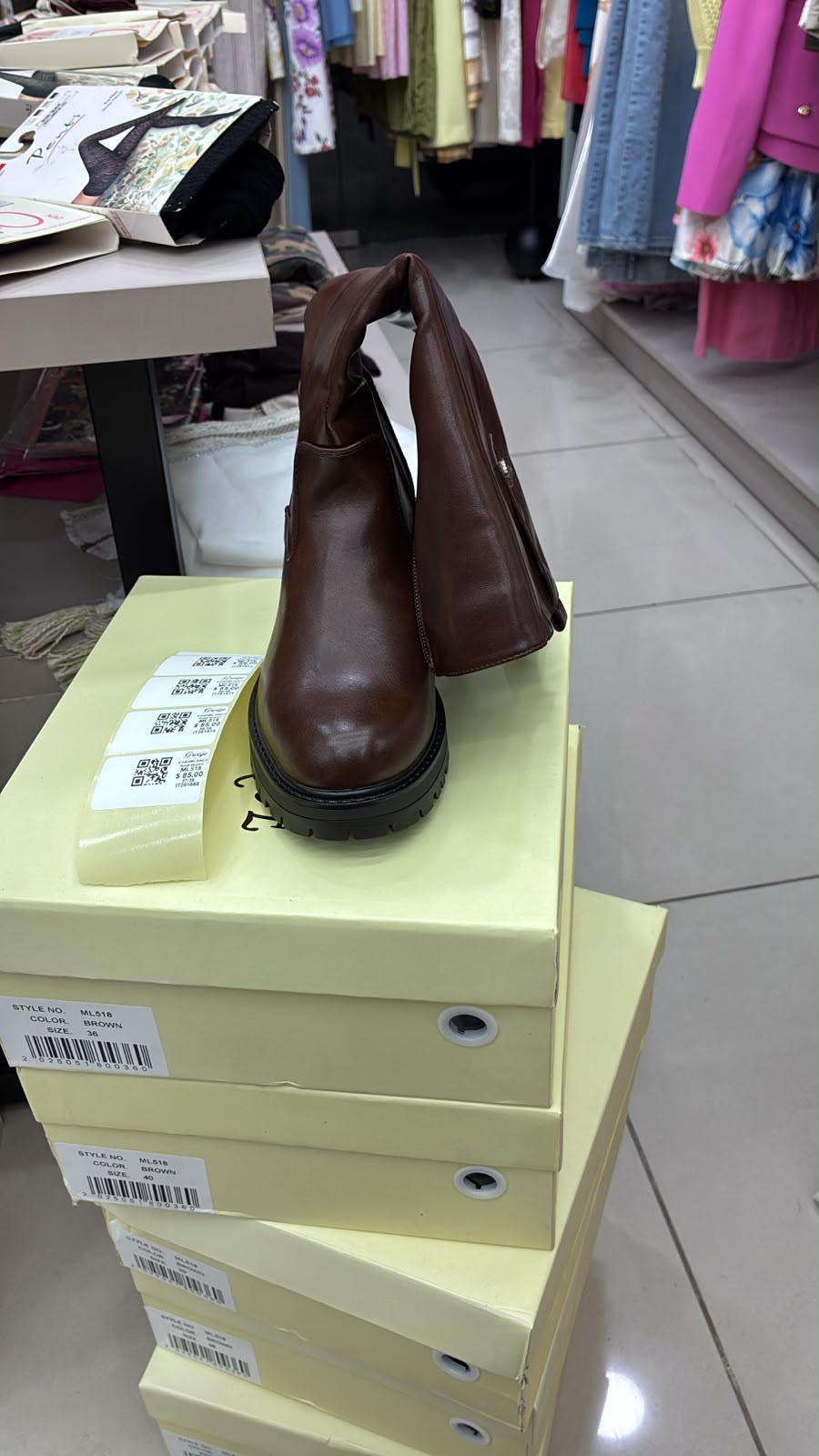 IT26-1668 IT boot ML518 BROWN