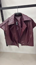 IT26-1746 IT gilet 61129JV PLUM