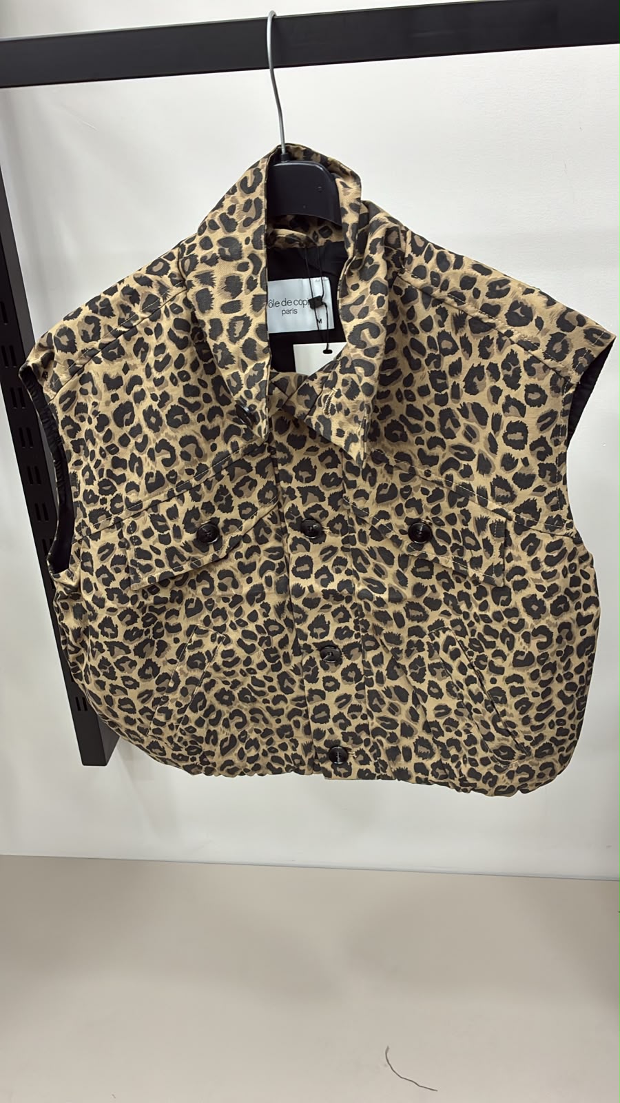 IT26-1764 IT gilet DR8538 LEOPARD