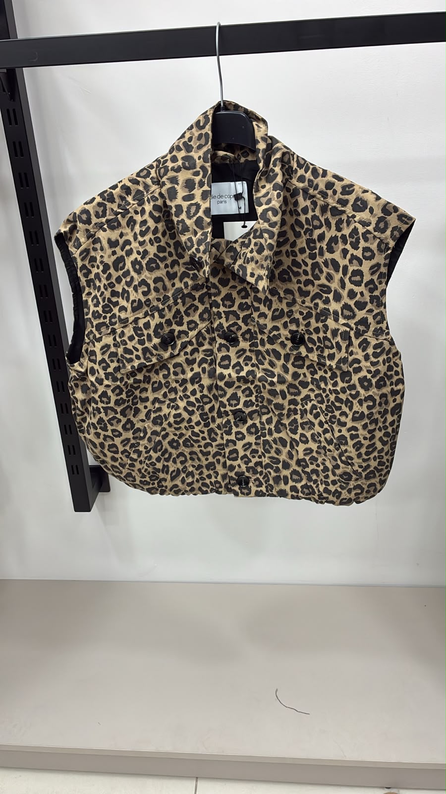 IT26-1766 IT gilet DR8538 LEOPARD