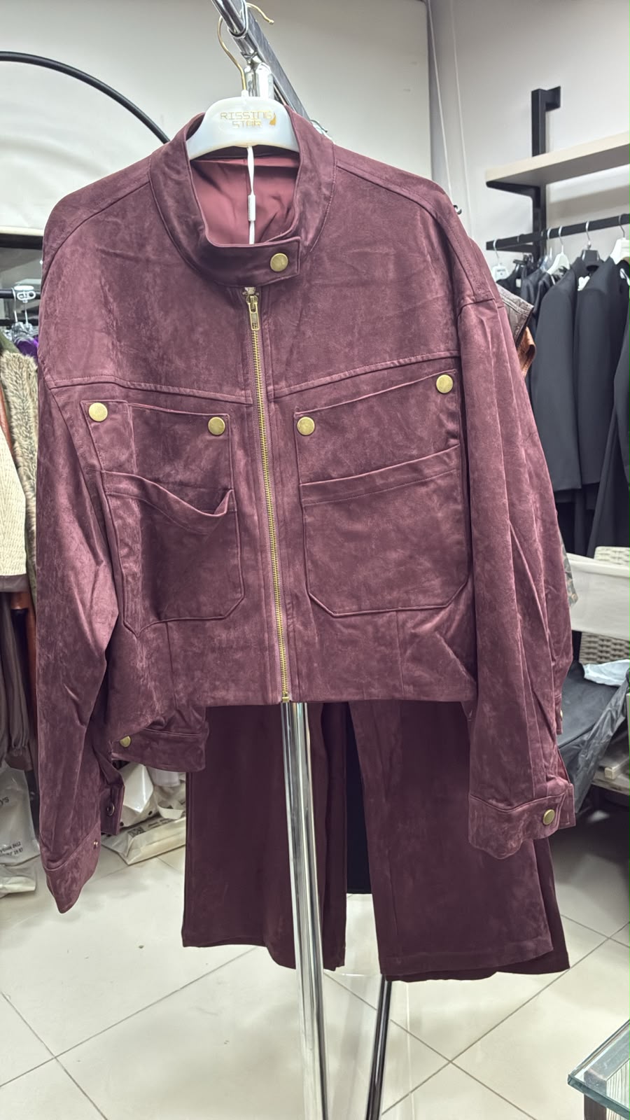 IT26-1787 IT giacca Pk9353gc VINO
