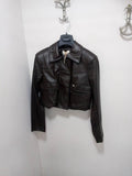 IT26-2125 IT short jacket CFC0130584 BROWN