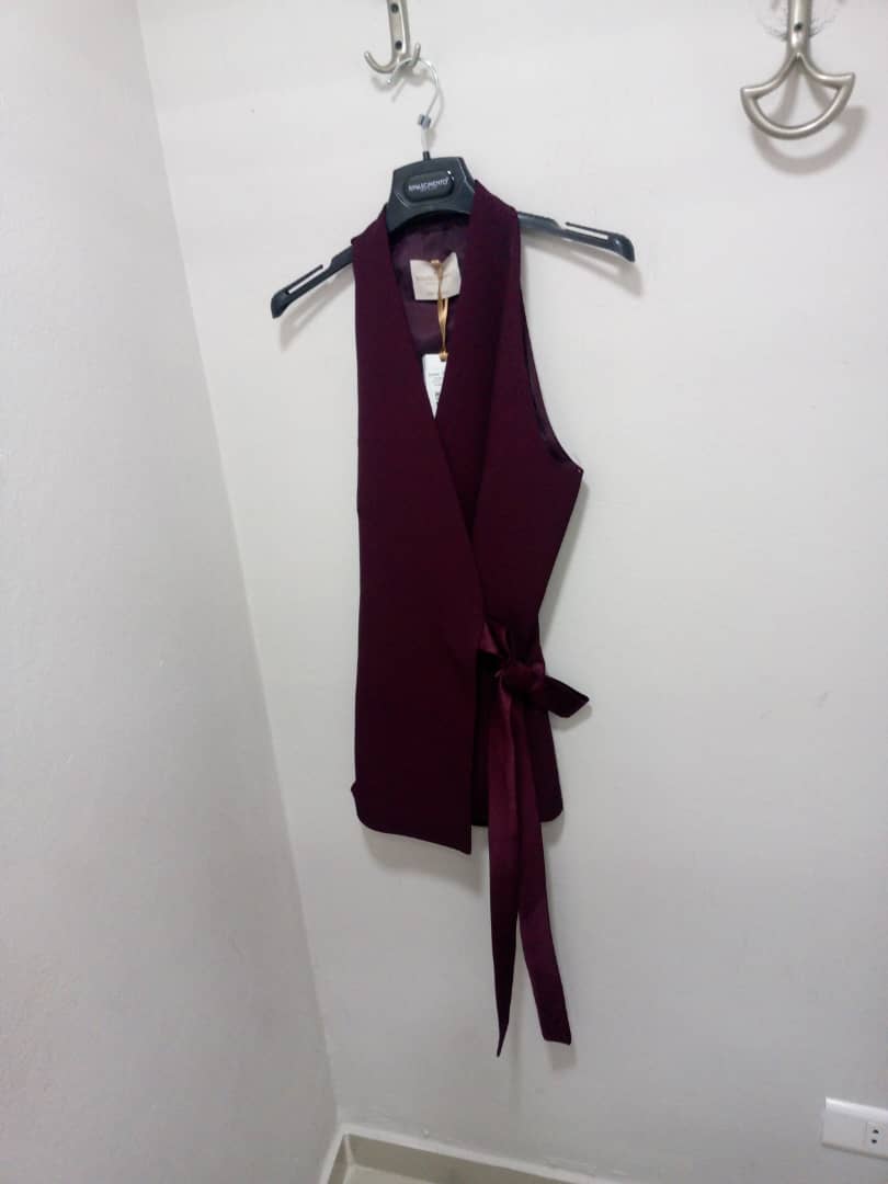 IT26-2127 IT waistcoat CFC0130834 BORDEAUX
