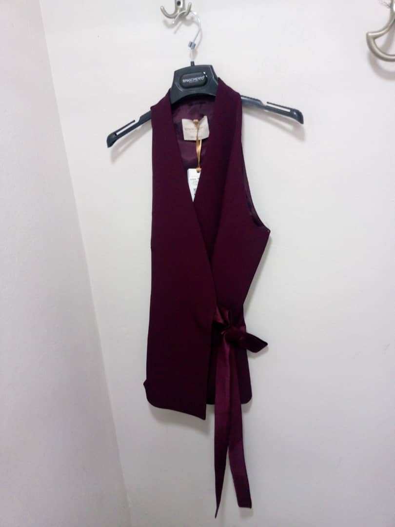 IT26-2128 IT waistcoat CFC0130834 BORDEAUX
