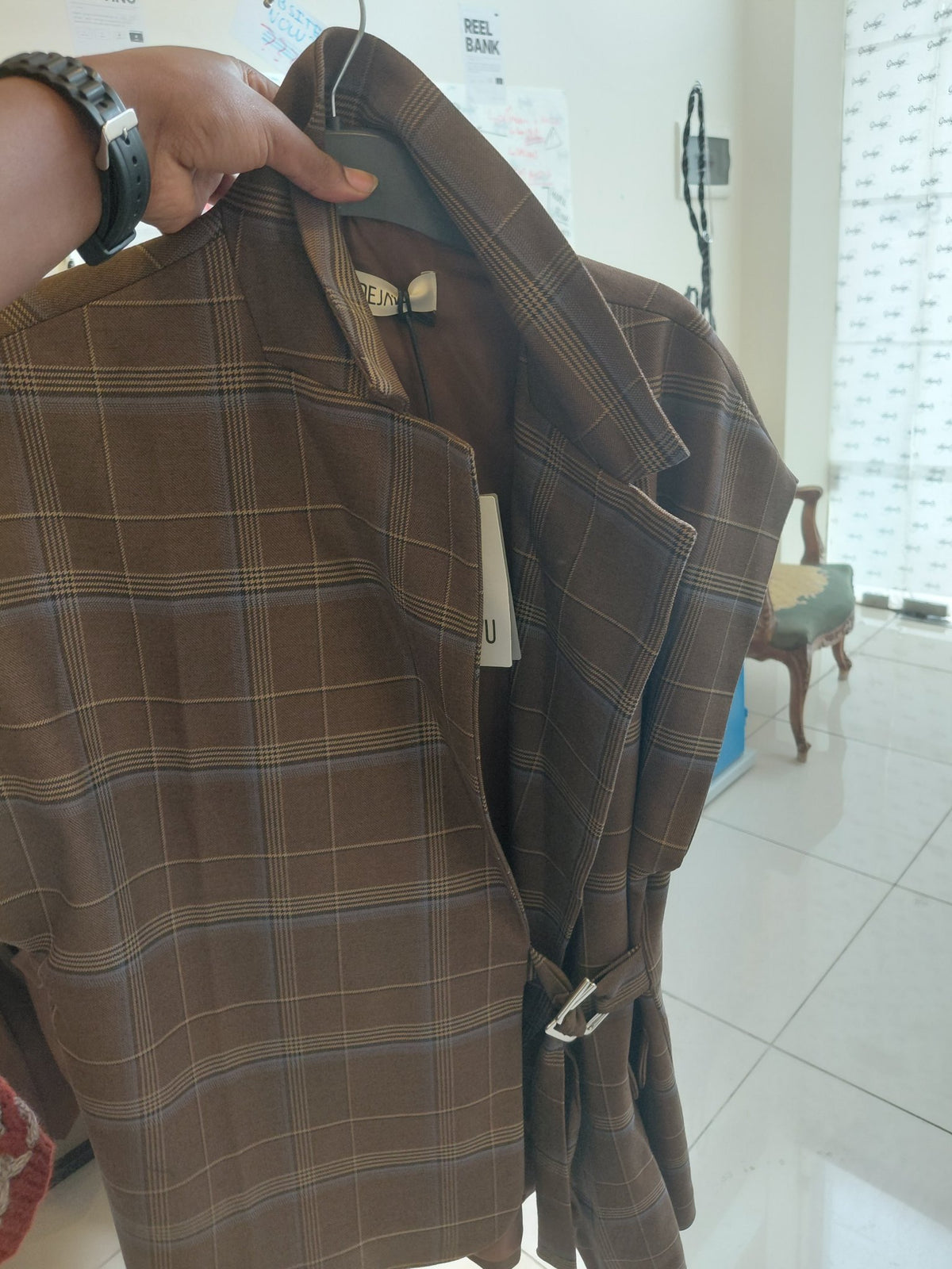 IT gilet scozzese A26SG801