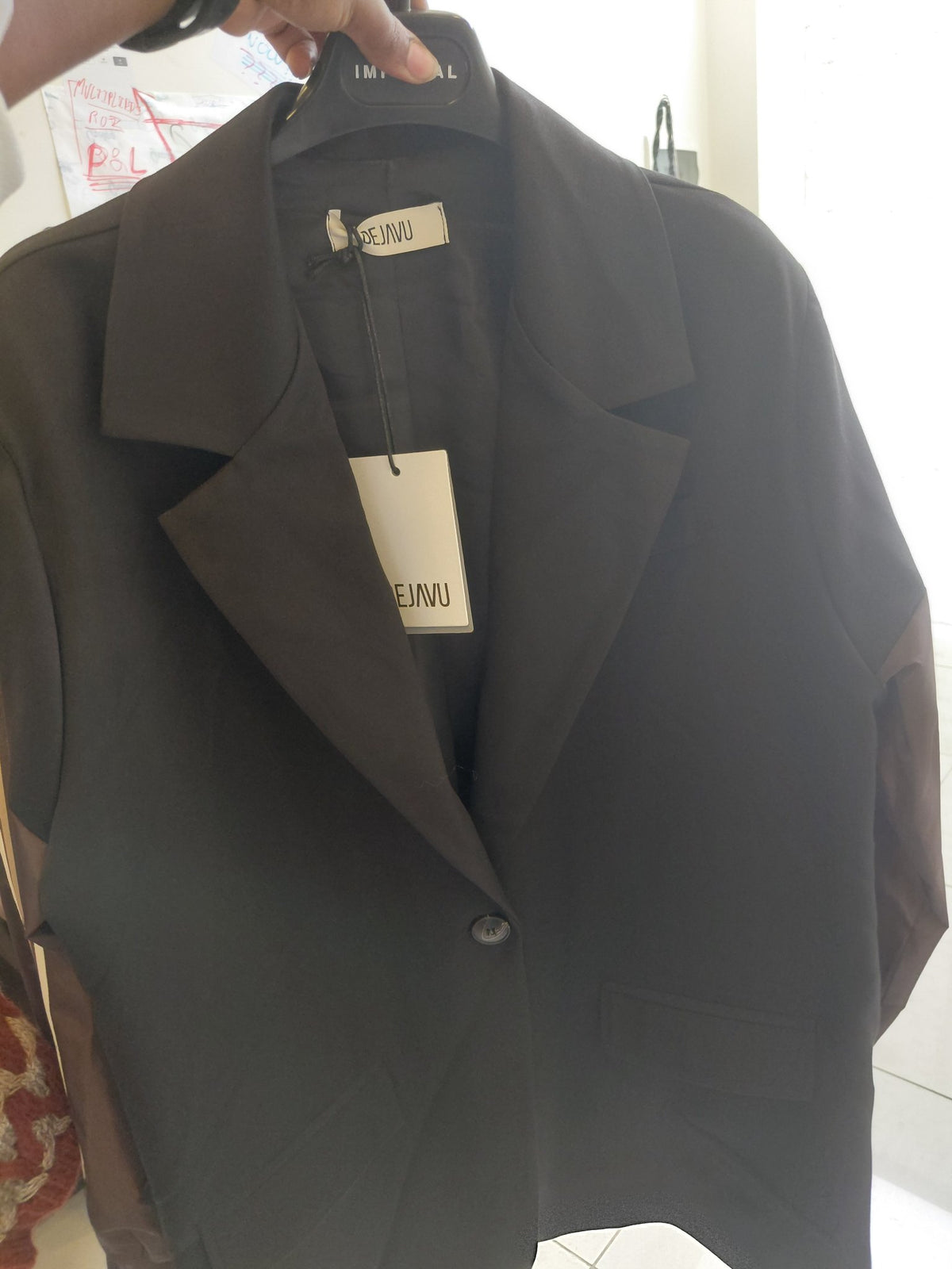IT giacca manica tafta A26DL608
