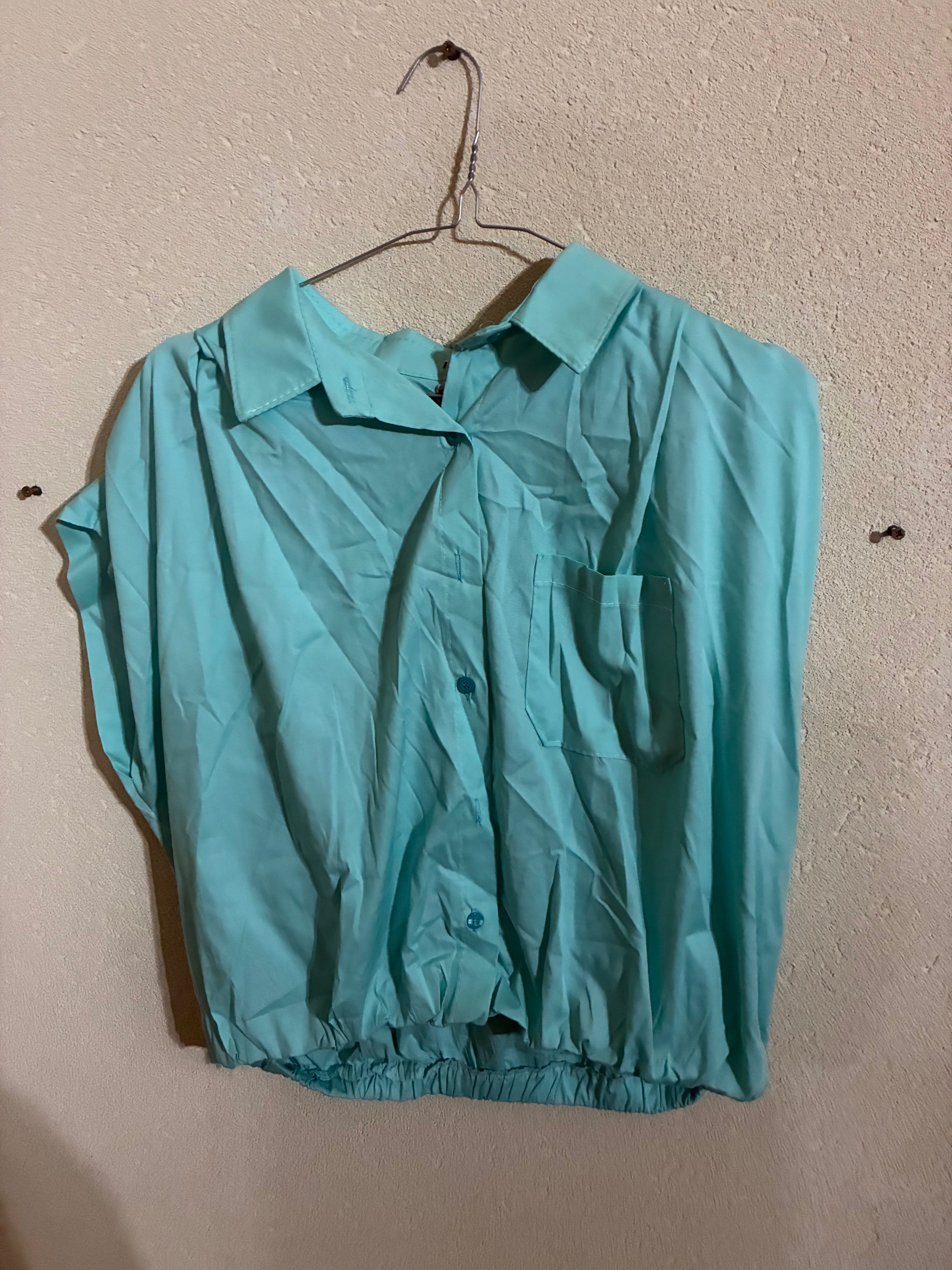 Shirt - Zetaotto - One Size - Aqua Bleu - IT26-JUN-HC0011
