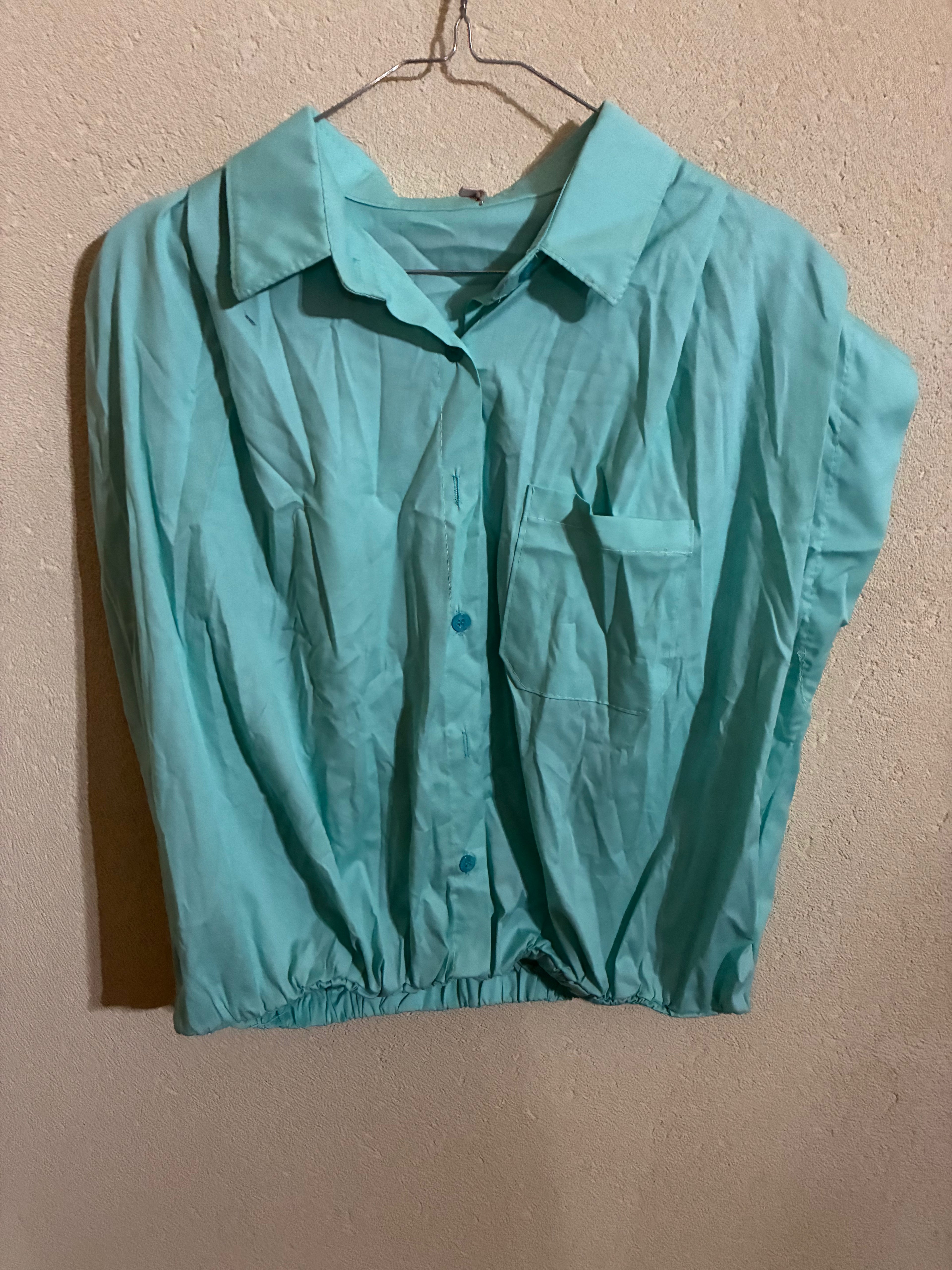 Shirt - Zetaotto - One Size - Aqua Bleu - IT26-JUN-HC0018