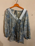 Shirt - Wiya - S/M - Bleu  and green - IT26-JUN-HC0025