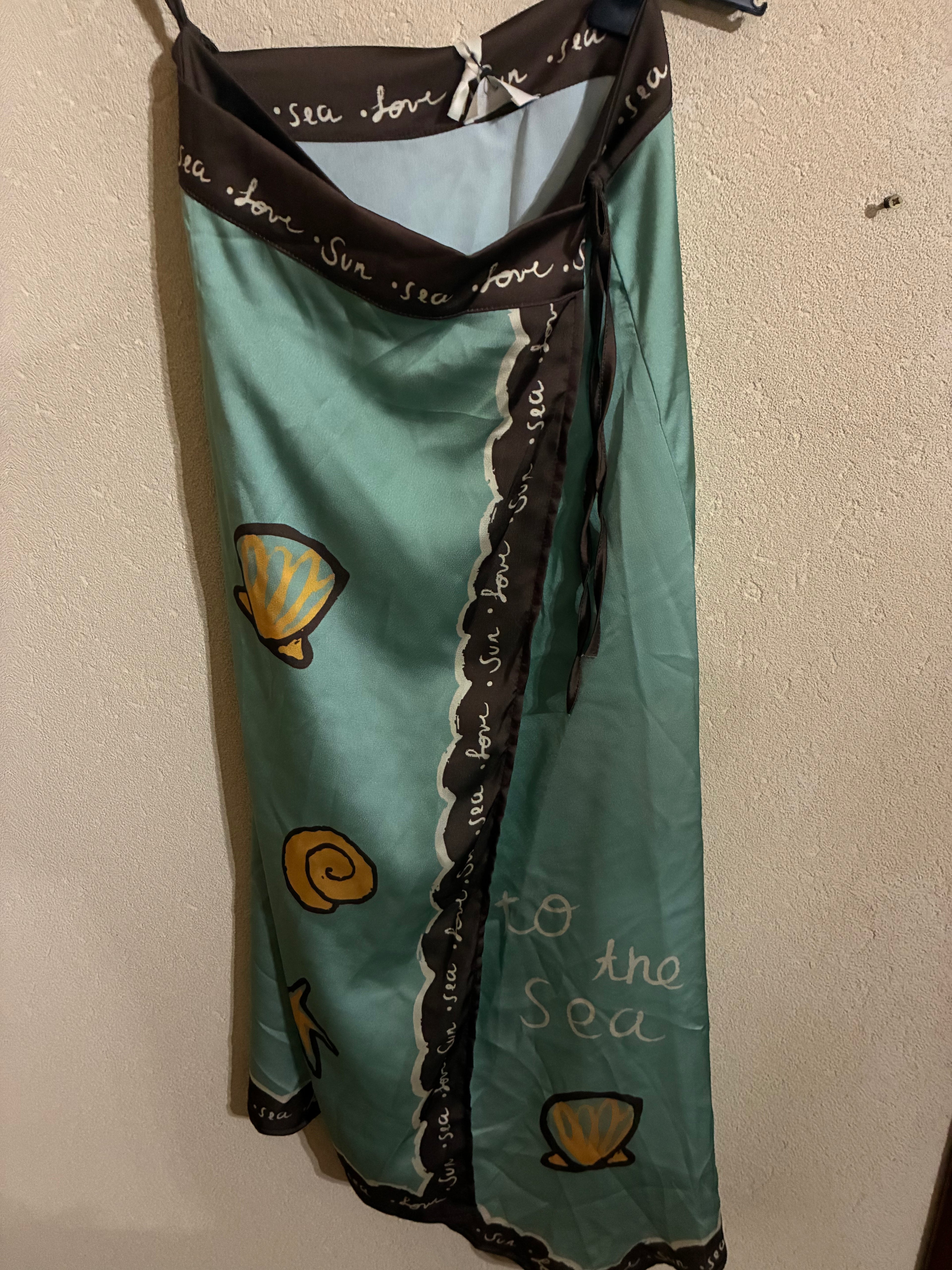 Skirt Pareo - Wiya - One Size - Aqua Bleu - IT26-JUN-HC0026