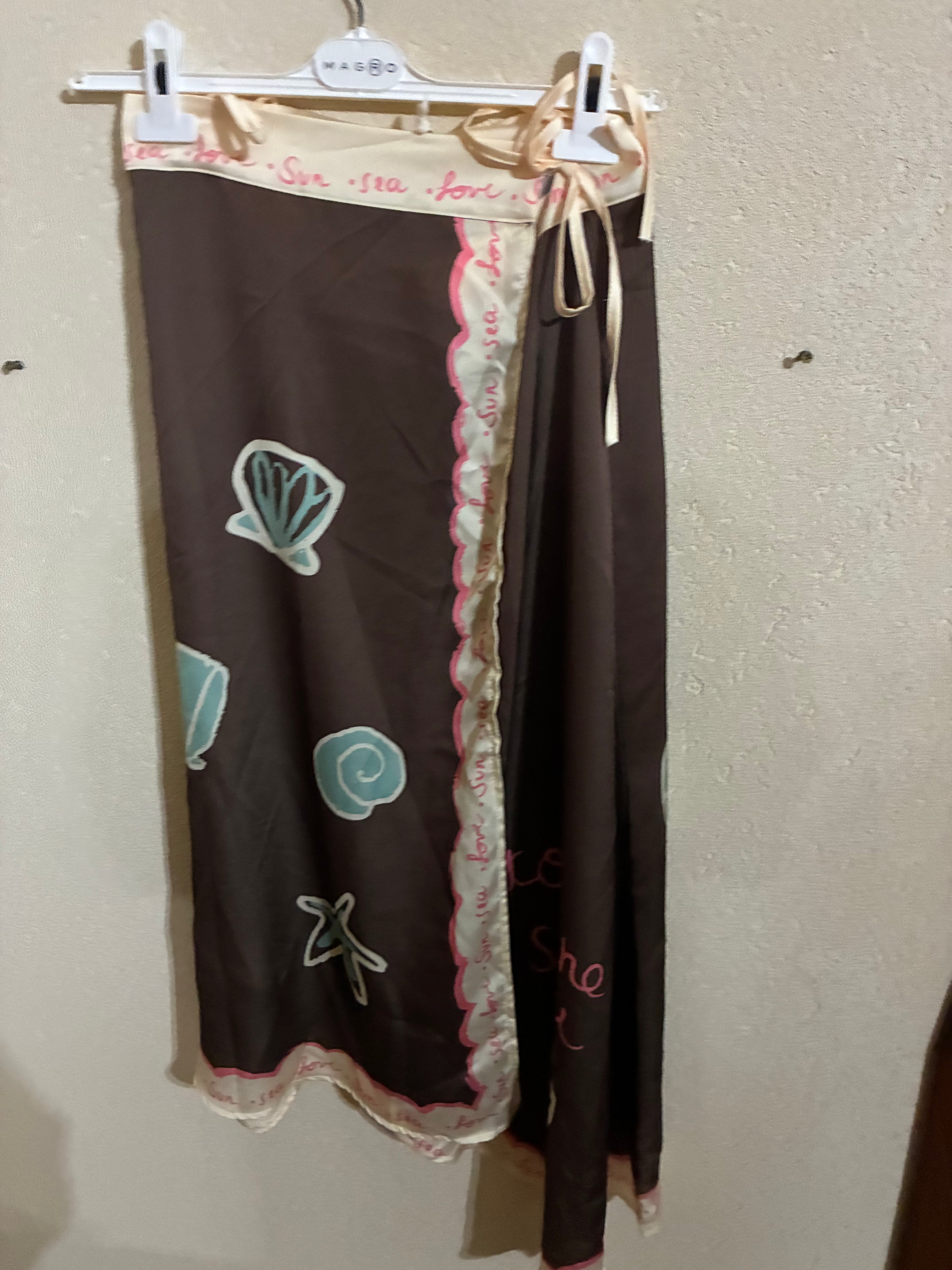 Skirt Pareo - Wiya - One Size - Brown - IT26-JUN-HC0027