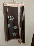 Skirt Pareo - Wiya - One Size - Brown - IT26-JUN-HC0030