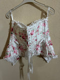 Corset - Sofy's Chic - M/L - White & Pink - IT26-JUN-HC0049