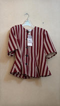 IT26-JUN-SH0332 Jacket - Burgundy (26BS213)