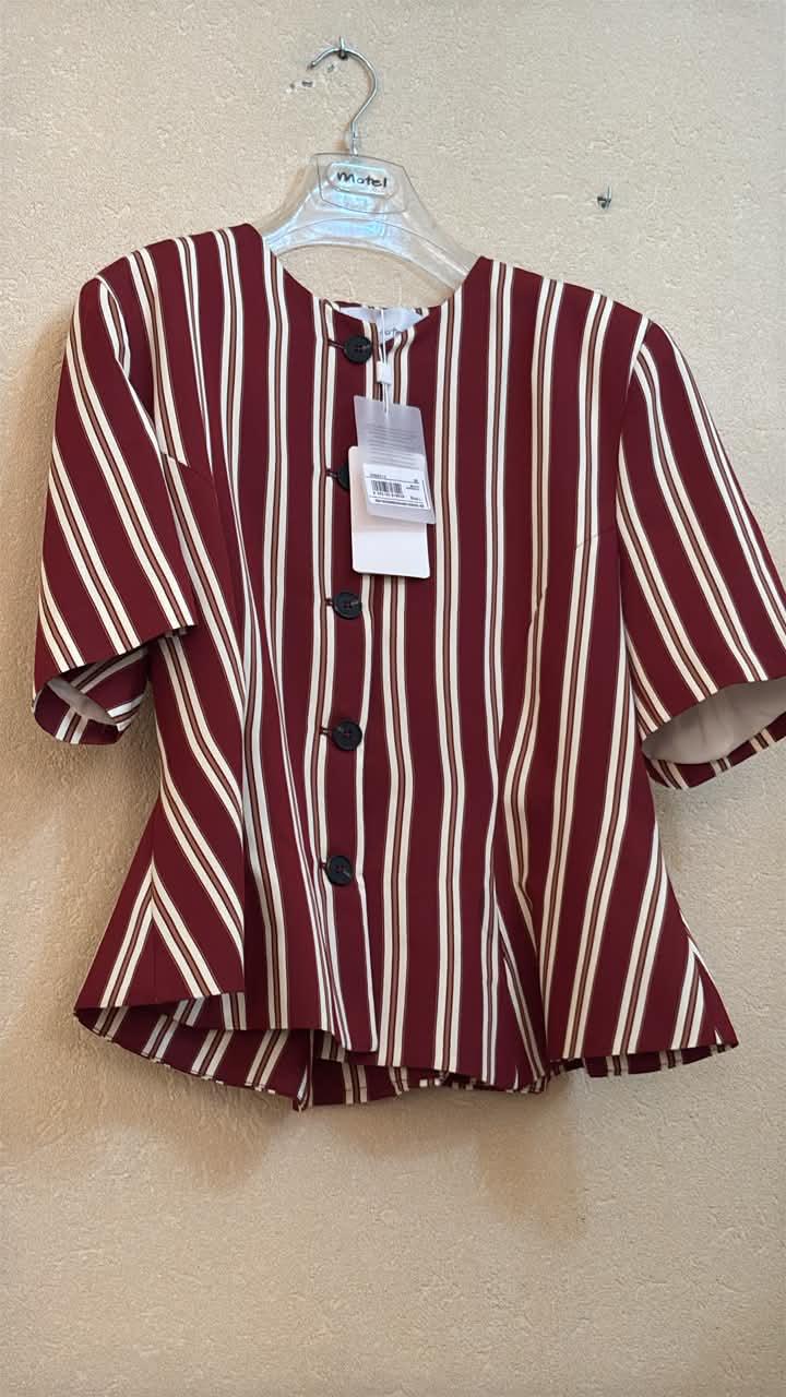 IT26-JUN-SH0333 Jacket - Burgundy (26BS213)