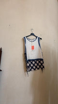 IT26-JUN-SH0560 Tank Top - White (LIN-G03429-FARMU)