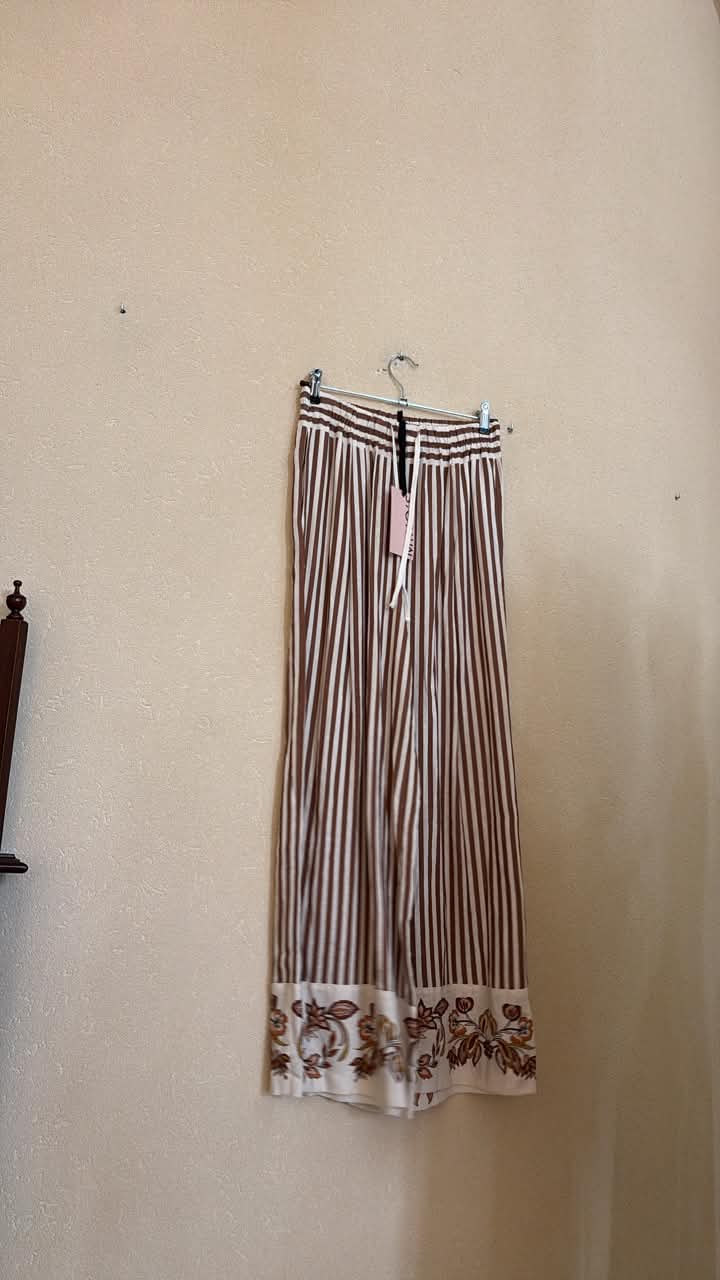 IT26-JUN-SH0562 Trousers - Beige (LIN-G0397-BOHO)