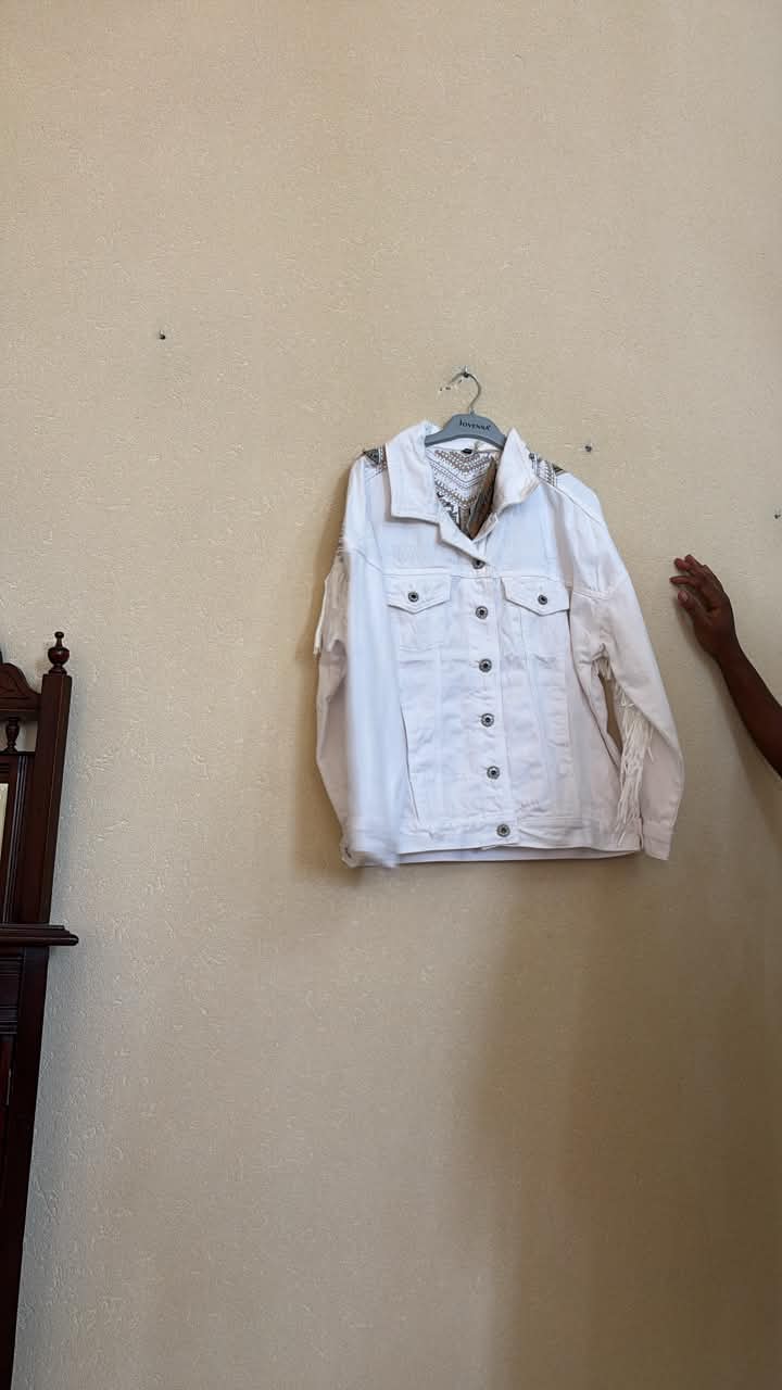 IT26-JUN-SH0572 Jacket - White (KE-9597)