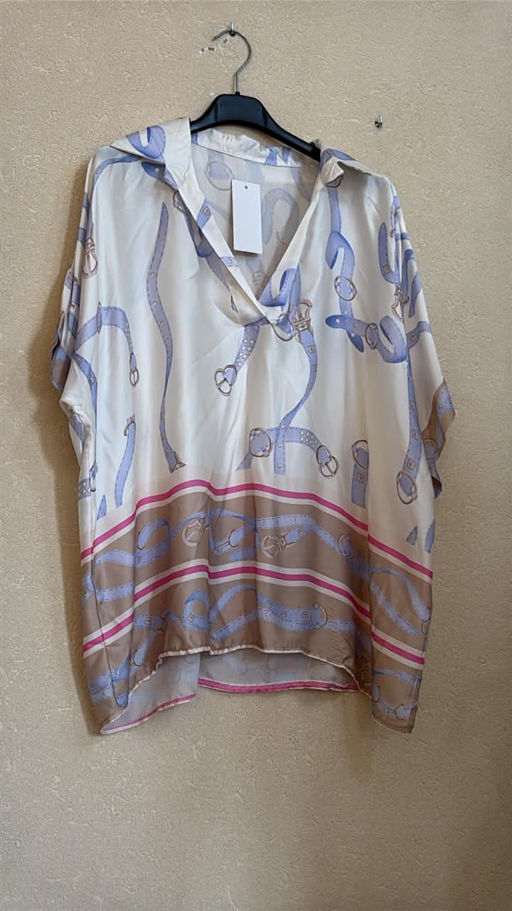 IT26-JUN-SH0598 Blouse - Cream (6663)