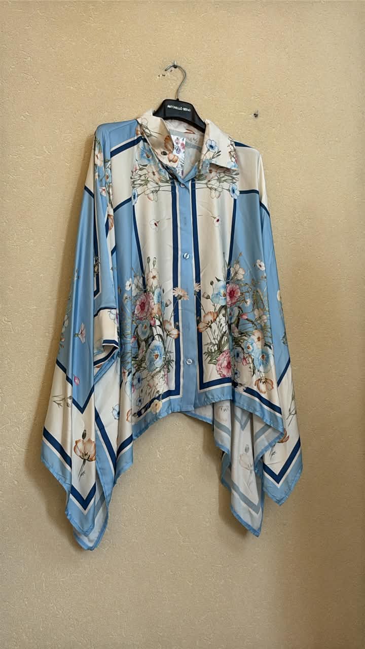 IT26-JUN-SH0627 Cardigan - Blue (8871)