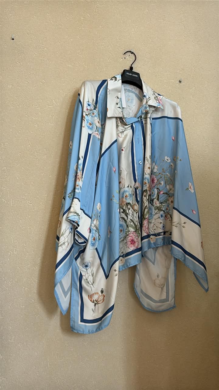 IT26-JUN-SH0635 Cardigan - Blue (8871)