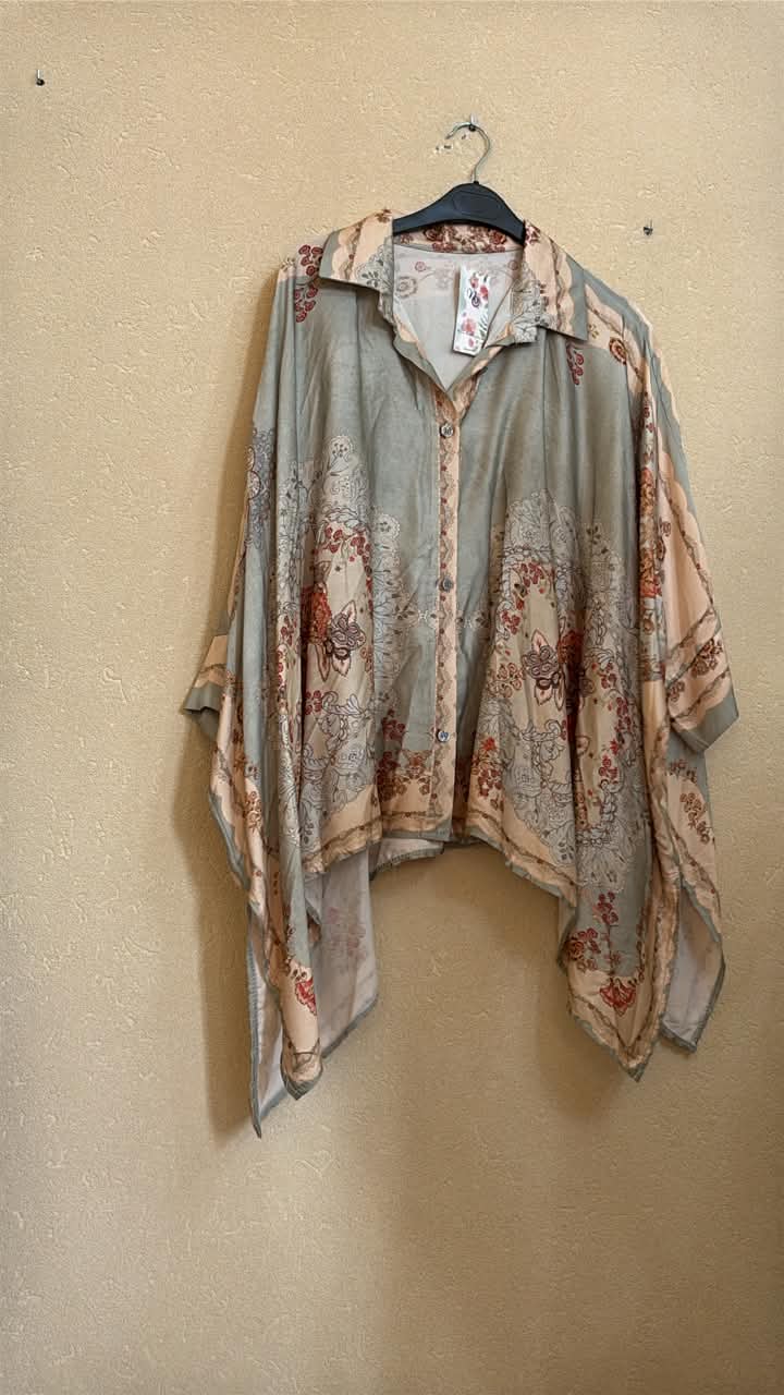 IT26-JUN-SH0637 Blouse - Blue (8871)