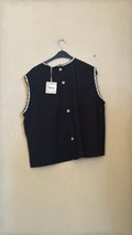 IT26-JUN-SH0930 Vest - Nero (GIO-MD7457)