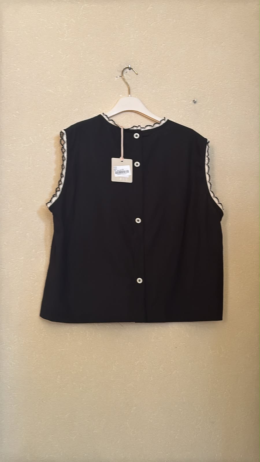 IT26-JUN-SH0931 Vest - Nero (GIO-MD7457)
