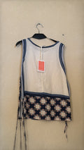 IT26-JUN-SH0940 Tank Top - Blu (LIN-G03429-BOHO)