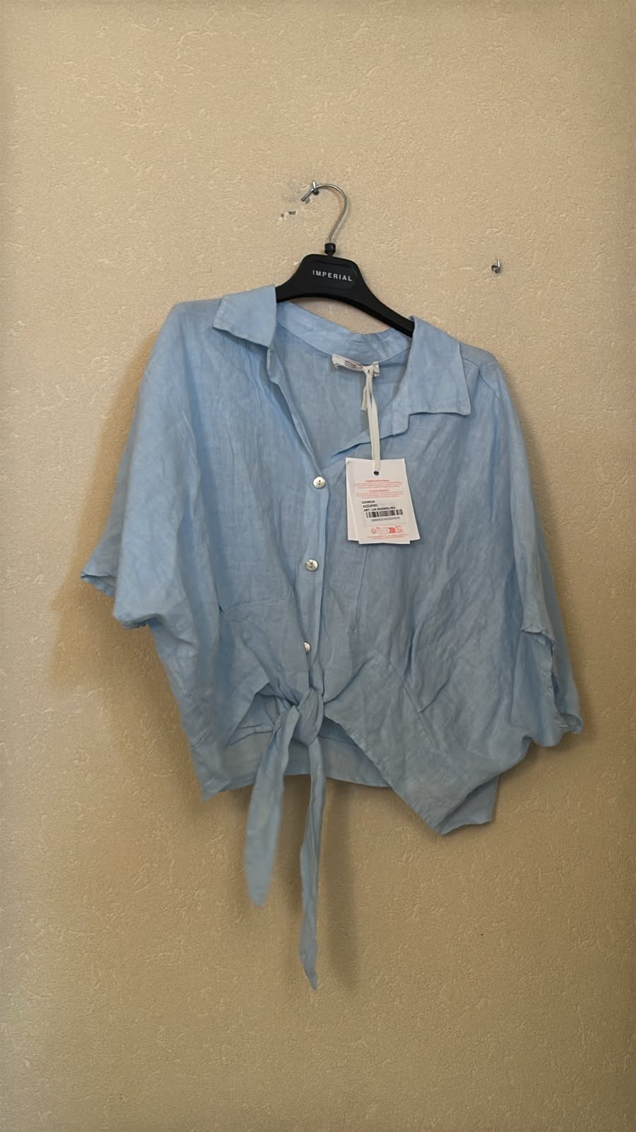 IT26-JUN-SH0957 Shirt - Azzurro (LIN-G02993-LINO)