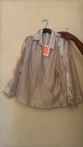 IT26-JUN-SH0962 Shirt - Beige (LIN-G0373-PEDE)