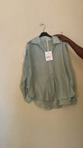 IT26-JUN-SH0963 Shirt - Verde Acqua (LIN-G0373-PEDE)