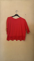 IT26-JUN-SH0974 Knit Top - Rosso (LIN-R02785-PPT)