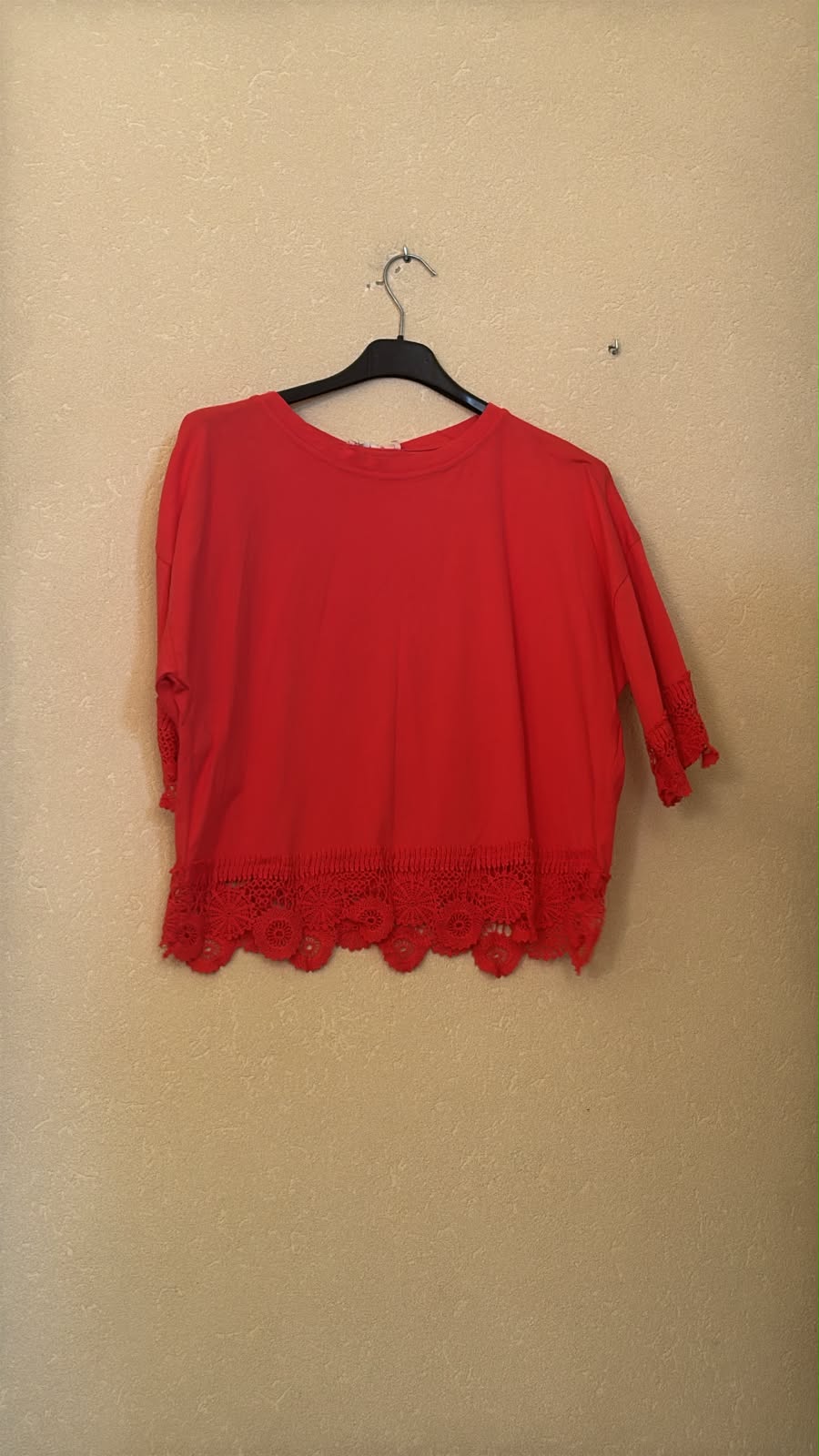 IT26-JUN-SH0974 Knit Top - Rosso (LIN-R02785-PPT)