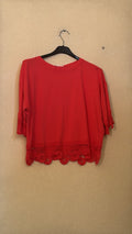 IT26-JUN-SH0975 Knit Top - Rosso (LIN-R02785-PPT)
