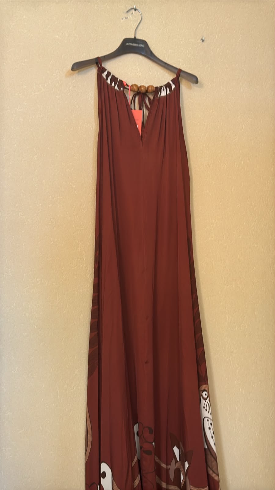 IT26-JUN-SH0976 Dress - Mattone (LIN-G03438-TOTEM)