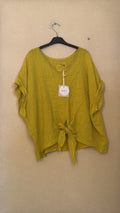 IT26-JUN-SH0990 Knit Top - Lemon Grass (GIO-M12609)