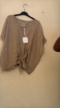 IT26-JUN-SH0991 Knit Top - Safari (GIO-M12609)