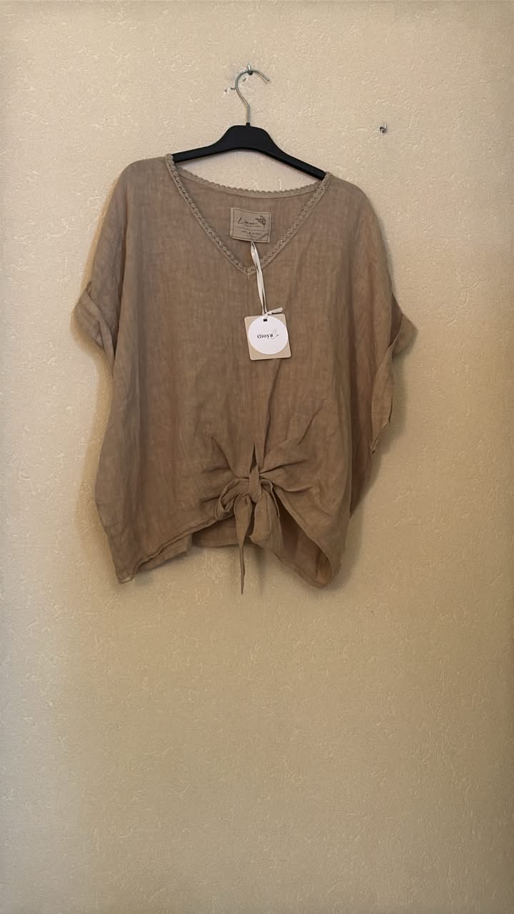 IT26-JUN-SH0992 Knit Top - Safari (GIO-M12609)