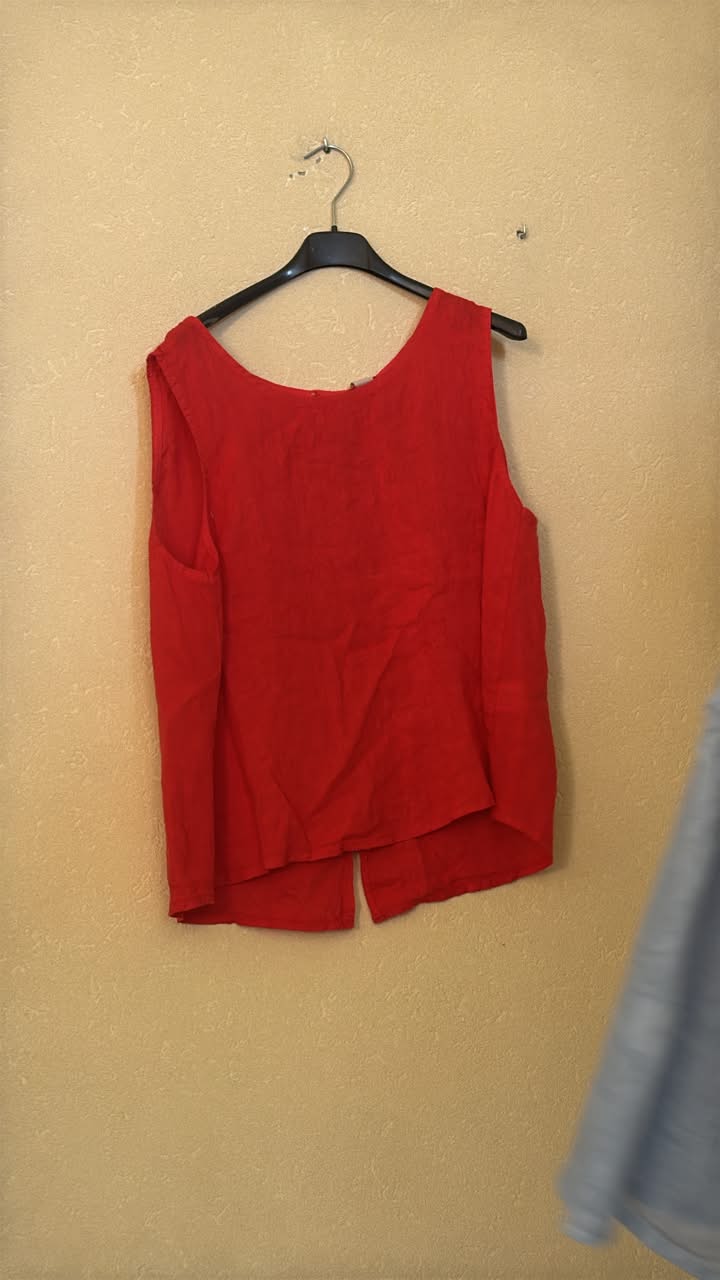 IT26-JUN-SH1013 Tank Top - Rosso (GIO-11918-1)