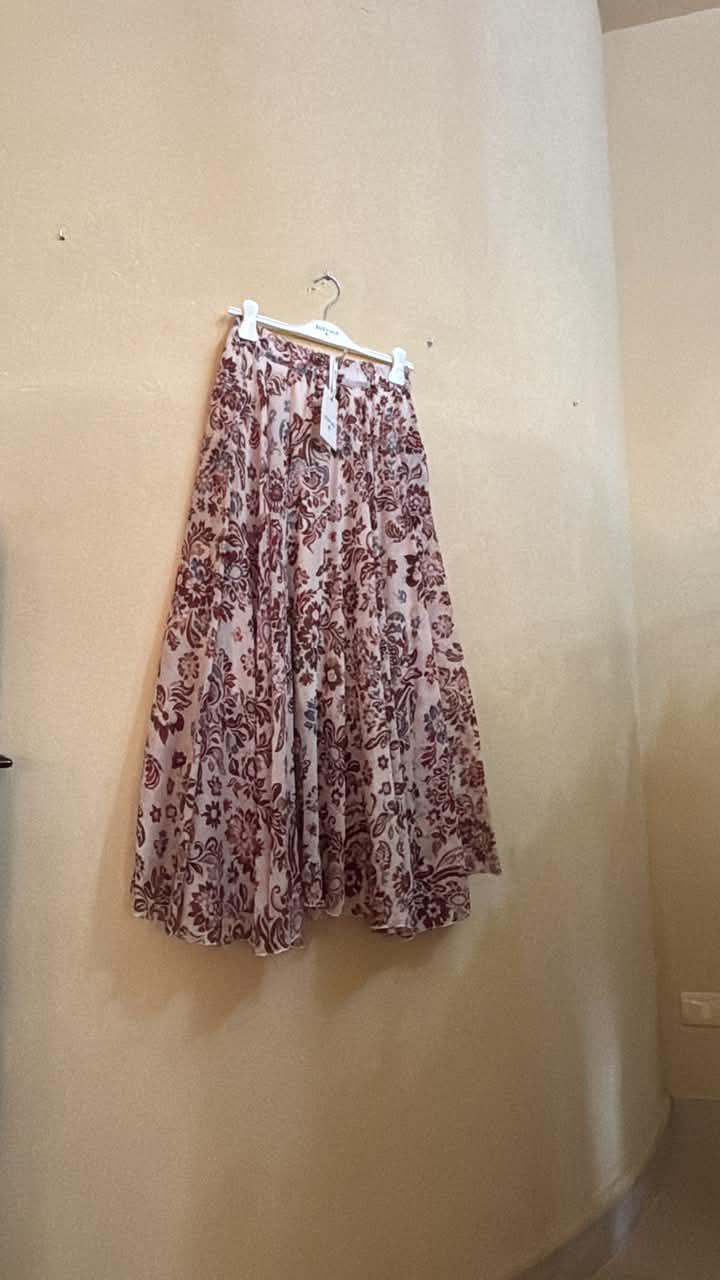 IT26-JUN-SH1099 Maxi Skirt - Vino (G67391NCH37)