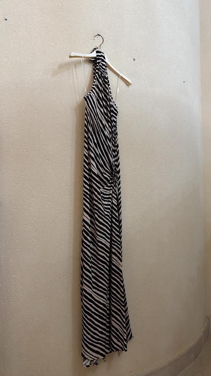 IT26-JUN-SH1213 Dress - Black & White (SV02)