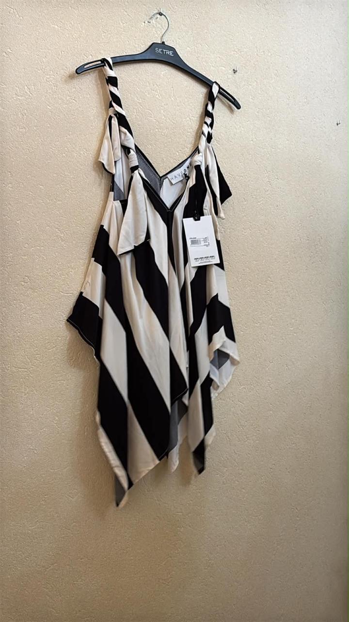IT26-JUN-SH1217 Dress - Black & White (SV06)