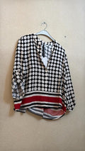 IT26-JUN-SH1230 Shirt - Black & White (SV19)