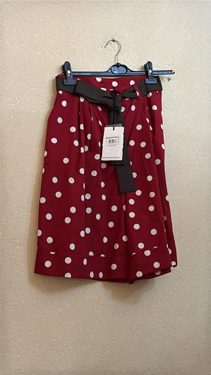 IT26-JUN-SH1232 Skirt - Red (SV21)