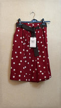 IT26-JUN-SH1233 Skirt - Red (SV22)