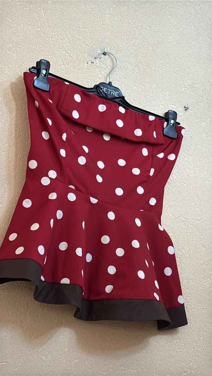 IT26-JUN-SH1237 Top - Red (SV26)