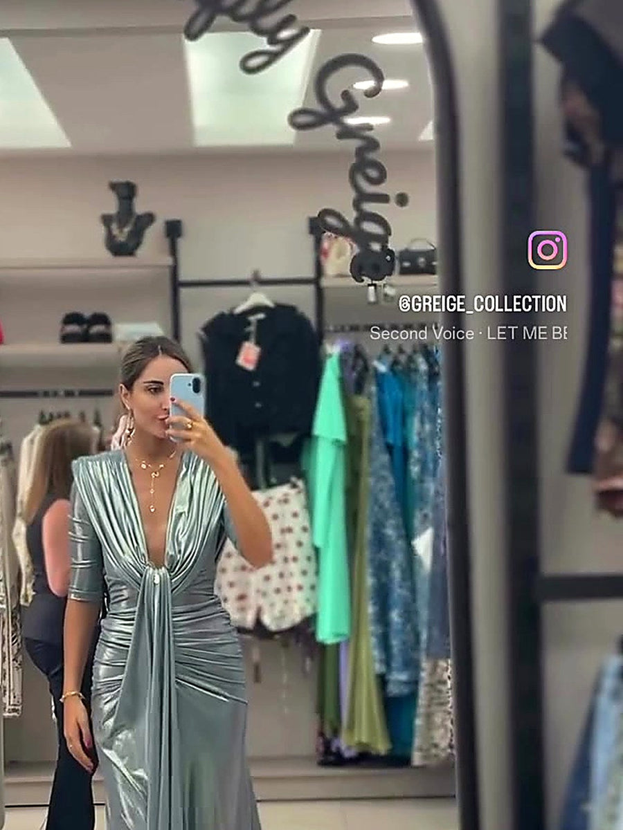 Babylon Dress · Disco Bleu · S